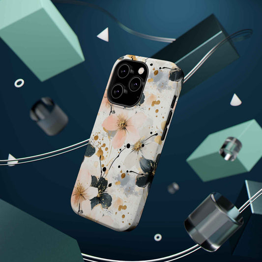 Flower Pattern Magnetic Tough Cases