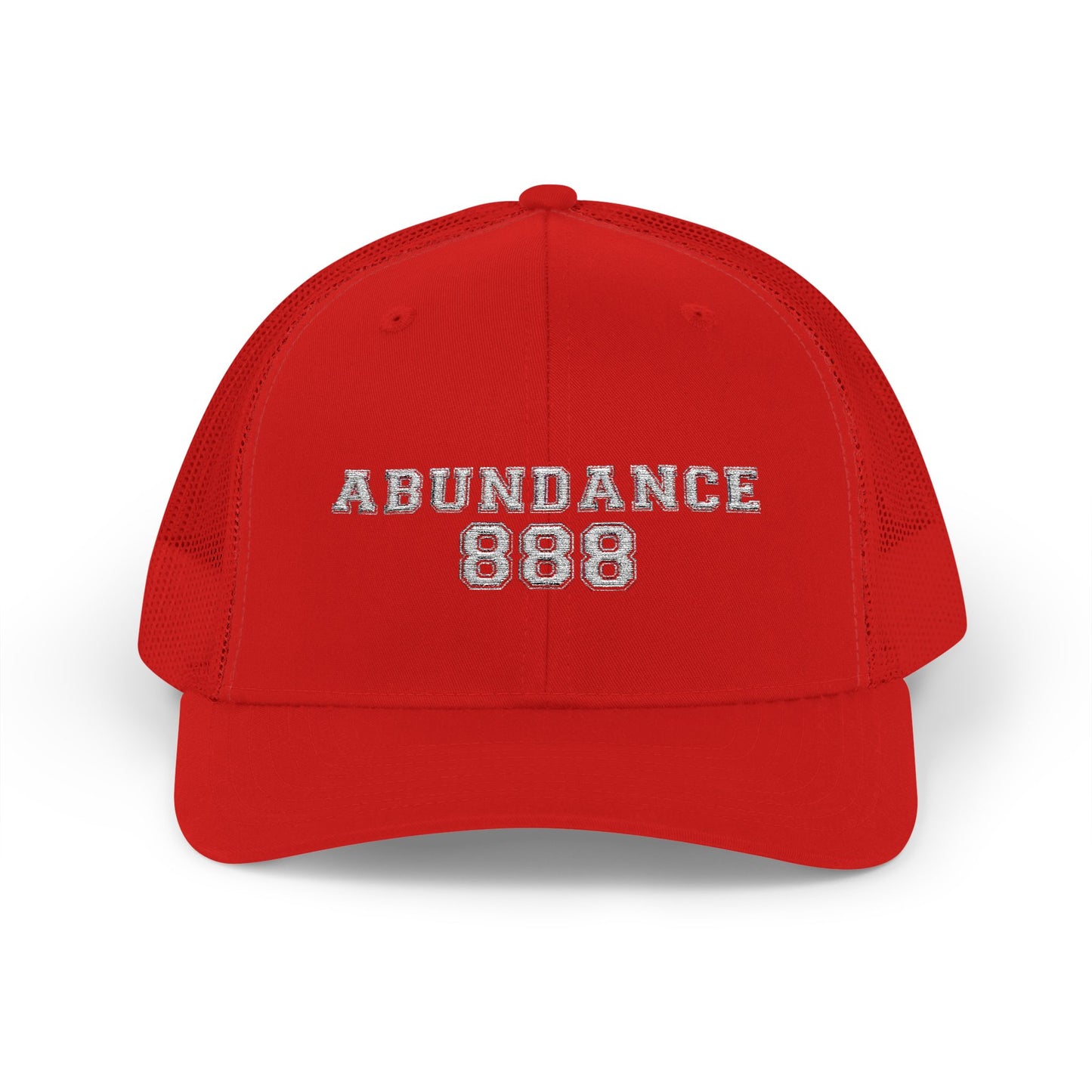 Snapback Trucker Cap with 'Abundance 888'