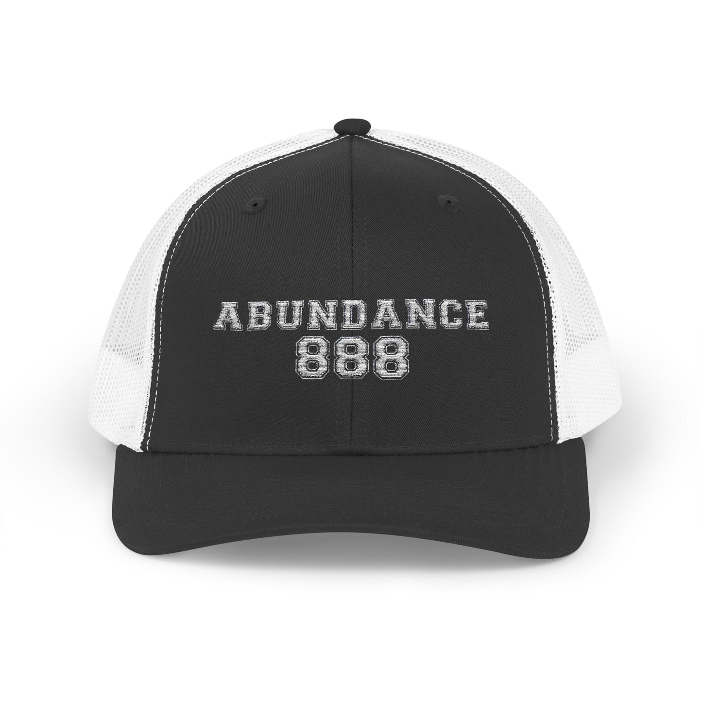 Snapback Trucker Cap with 'Abundance 888'