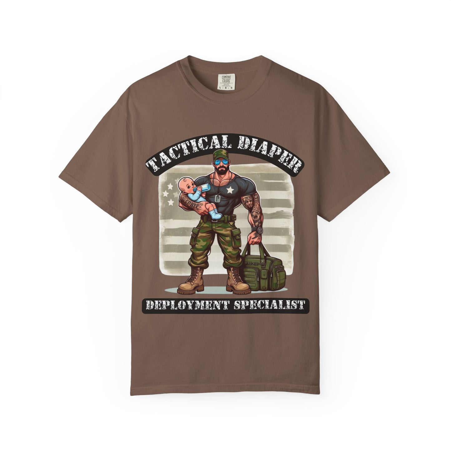 Tactical Dad T-Shirt - Black/White text