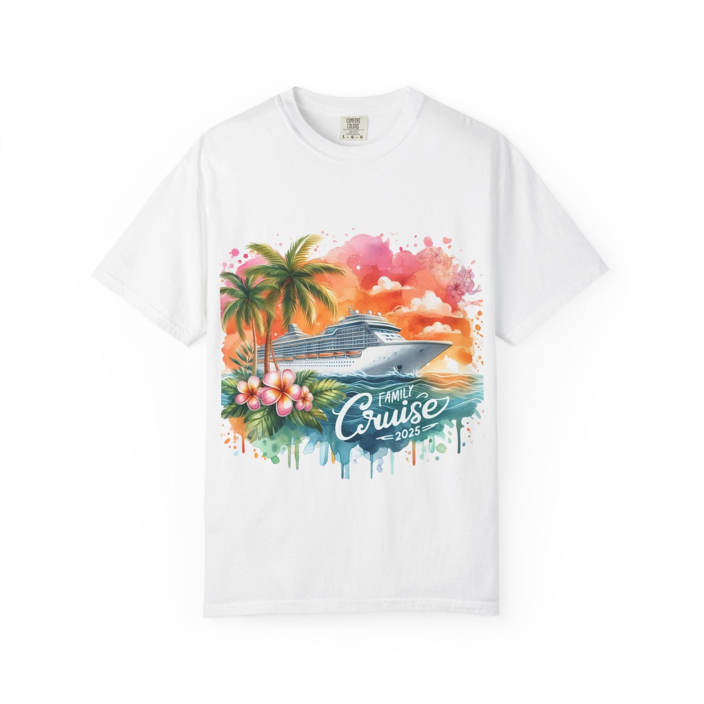 Family Cruise 2025 Watercolor T-Shirt