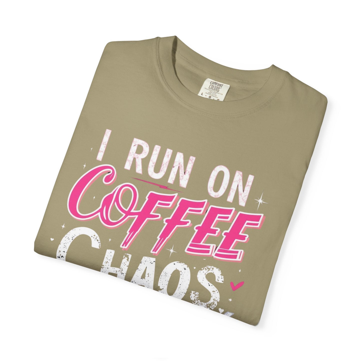 Coffee Chaos and Cuddles T-Shirt for Moms & Coffee Lovers