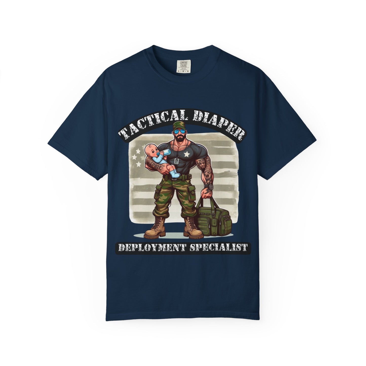 Tactical Dad T-Shirt - Black/White text