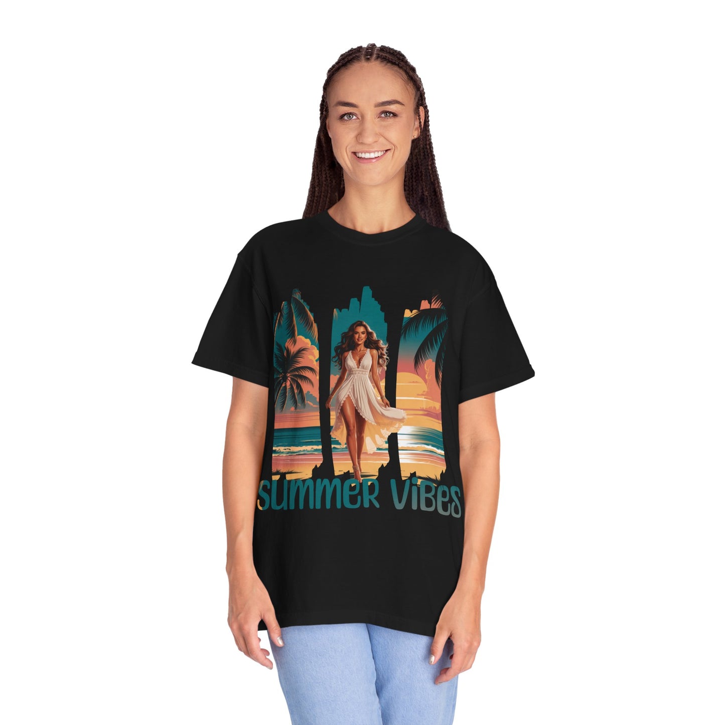 Summer Vibes Brush Stroke- Puerto Rico Beach Days & Vacation