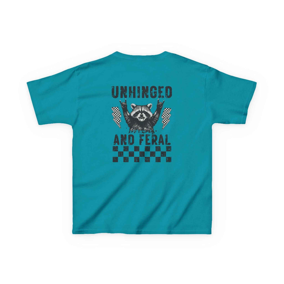 Unhinged & Feral Raccoon big Kids Tee
