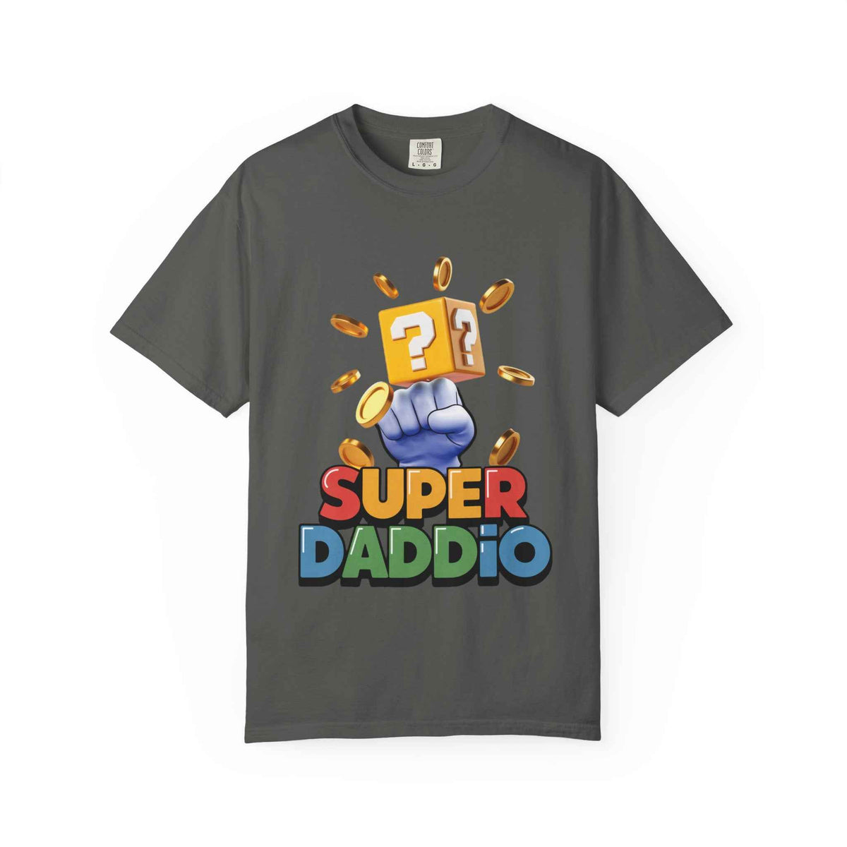 Super Daddio retro gaming dad graphic T-shirt