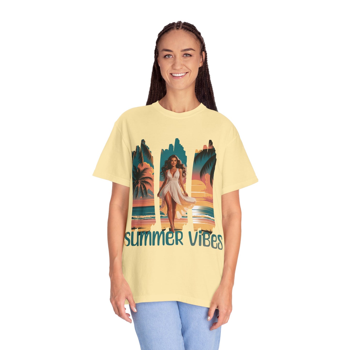 Summer Vibes Brush Stroke- Puerto Rico Beach Days & Vacation