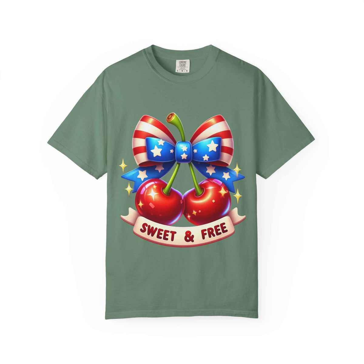Sweet & Free Patriotic Cherry T-Shirt