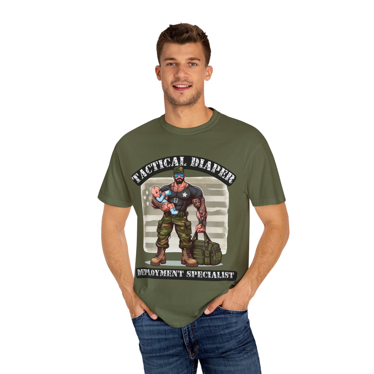 Tactical Dad T-Shirt - Black/White text