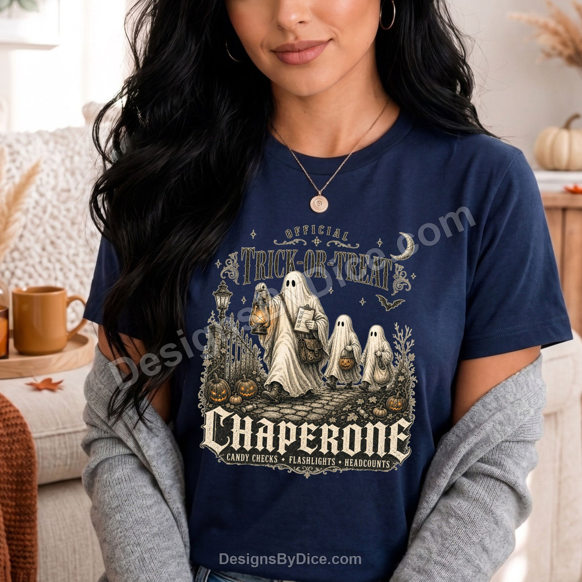 Official Trick-or-Treat Chaperone Shirt | Funny Halloween Parent Tee