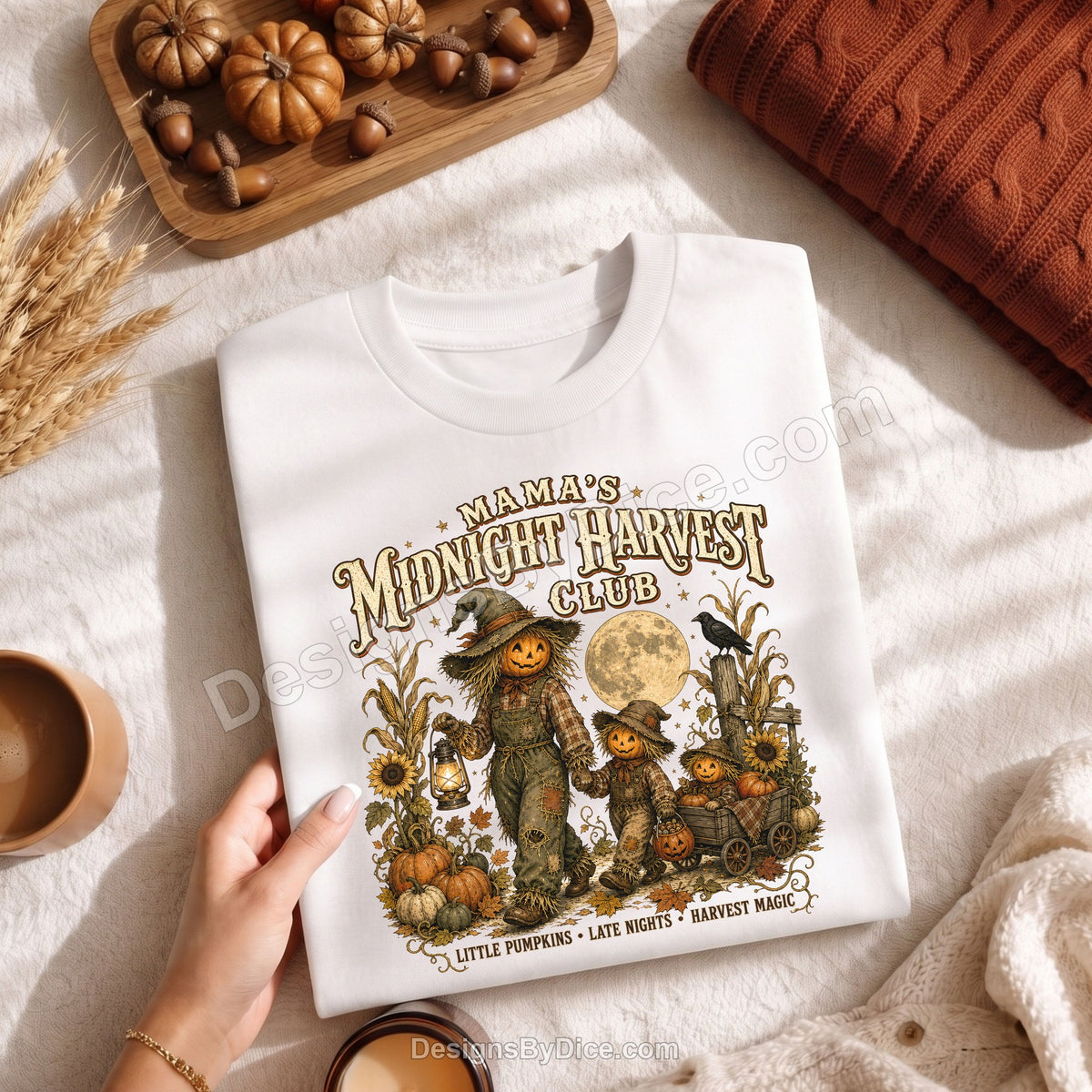 Mama's Midnight Harvest Club Shirt | Vintage Halloween Mom Tee