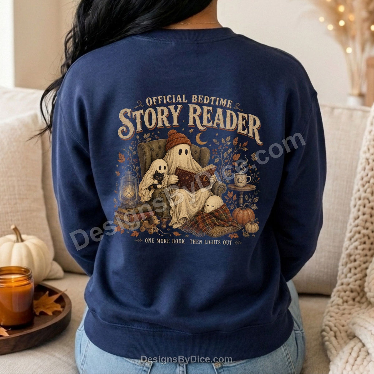Official Bedtime Story Reader Sweatshirt | Cozy Ghost Crewneck