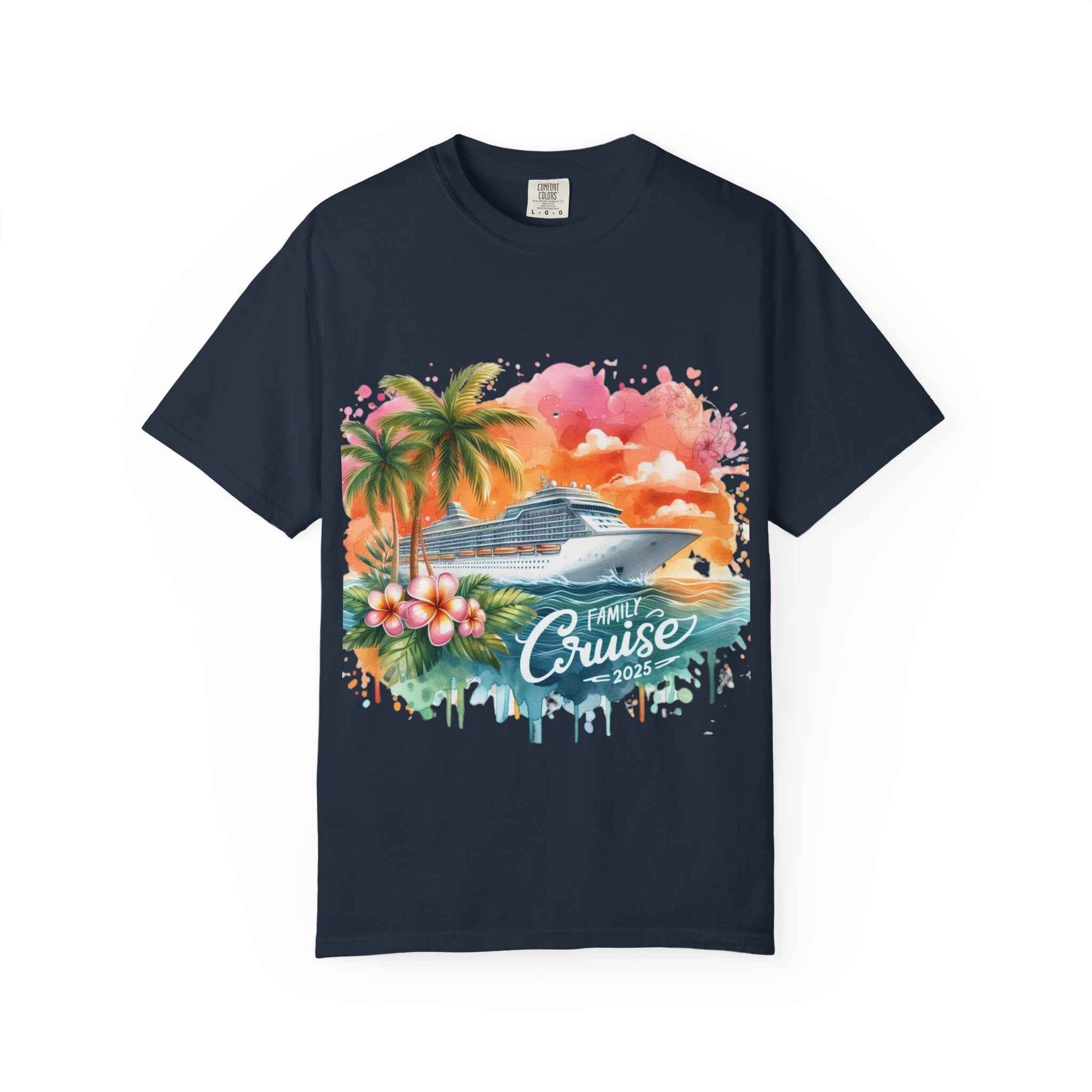 Family Cruise 2025 Watercolor T-Shirt