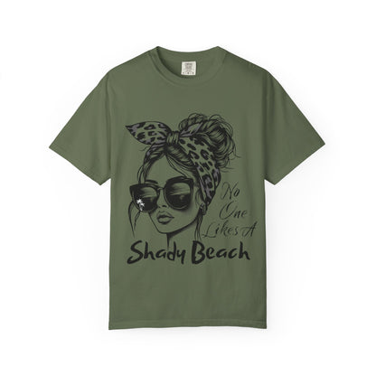 Chic Graphic Tee, No One Likes a Shady Beach T-Shirt, Trendy Summer Top, Gift for Beach Lovers, Casual Fashion Shirt