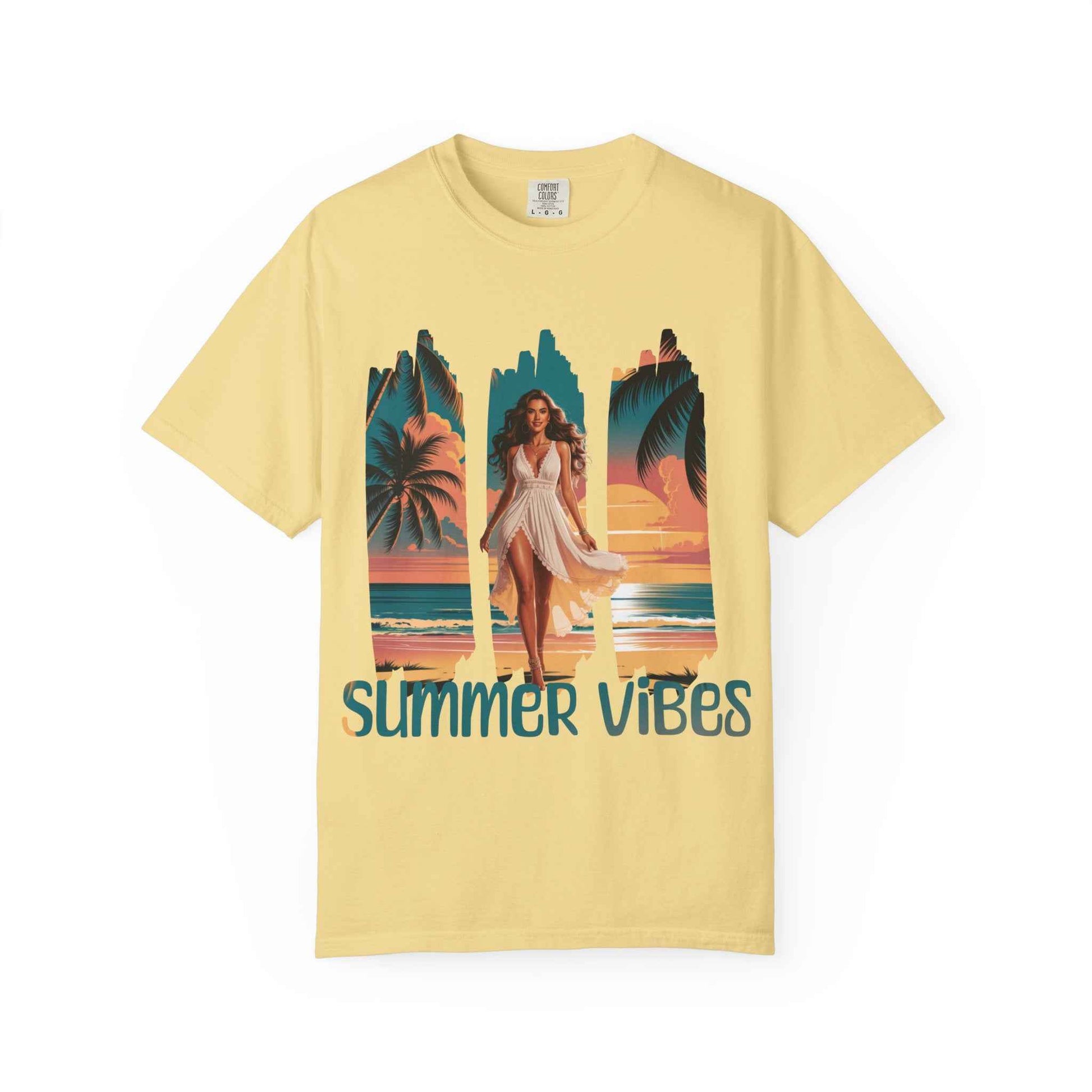 Summer Vibes Brush Stroke- Puerto Rico Beach Days & Vacation