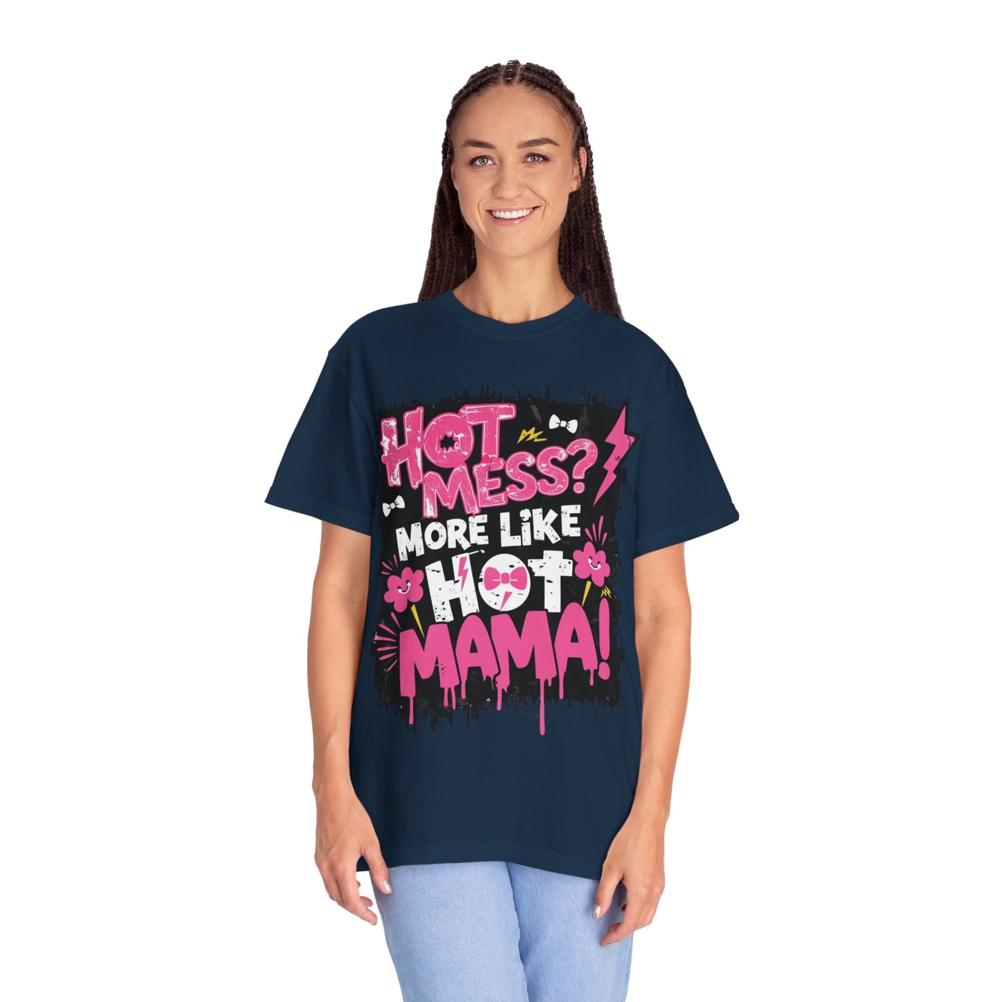 Hot Mama Graphic Unisex T-Shirt - Fun Casual Wear for Moms