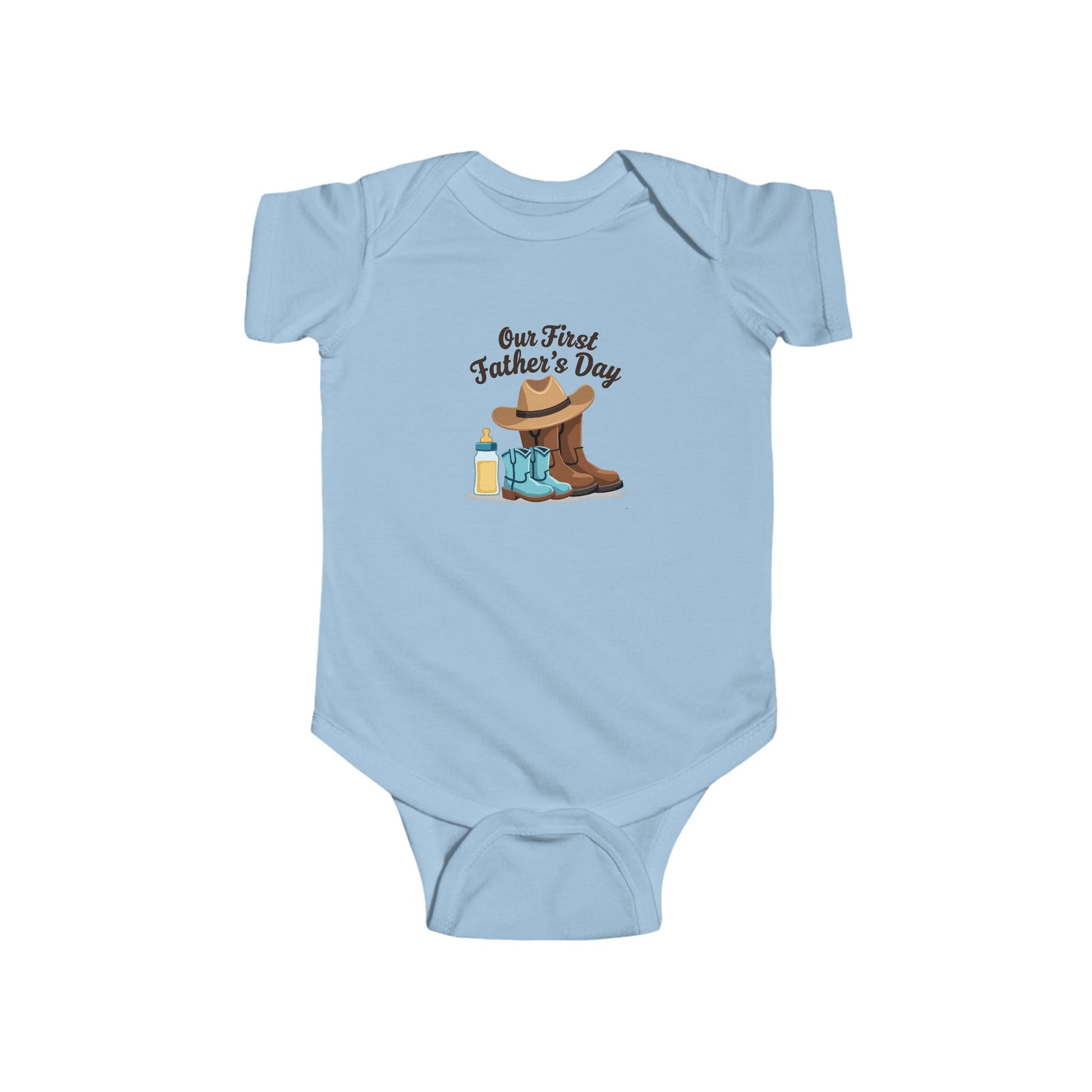 Our First Father's Day Infant Bodysuit - Designs By Dice