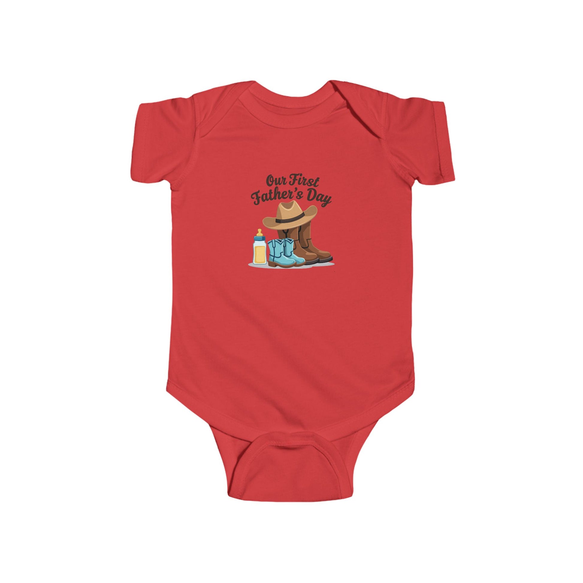 Our First Father's Day Infant Bodysuit - Designs By Dice