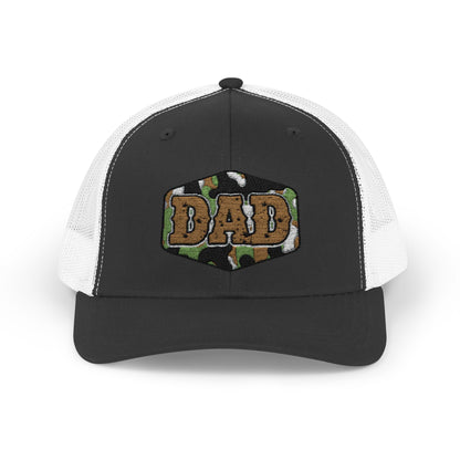 Camo Dad Snapback Trucker Cap