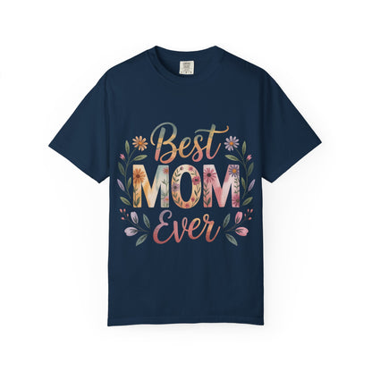 Floral Best Mom Ever T-Shirt