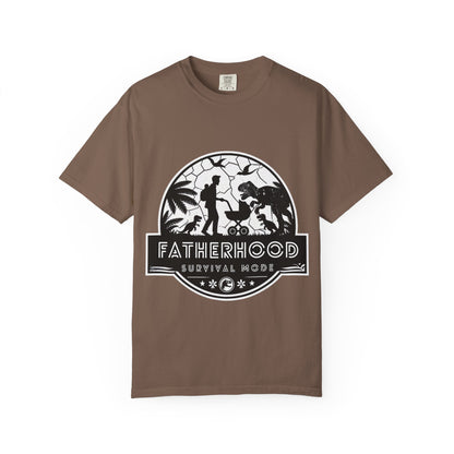 Fatherhood Survival Mode - Jurassic Park theme Graphic Tee