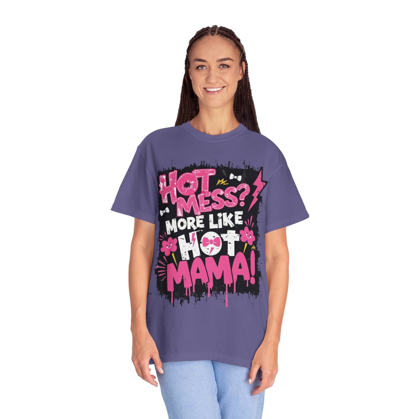 Hot Mama Graphic Unisex T-Shirt - Fun Casual Wear for Moms