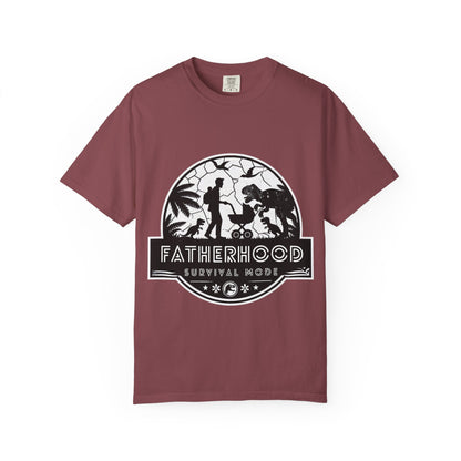 Fatherhood Survival Mode - Jurassic Park theme Graphic Tee