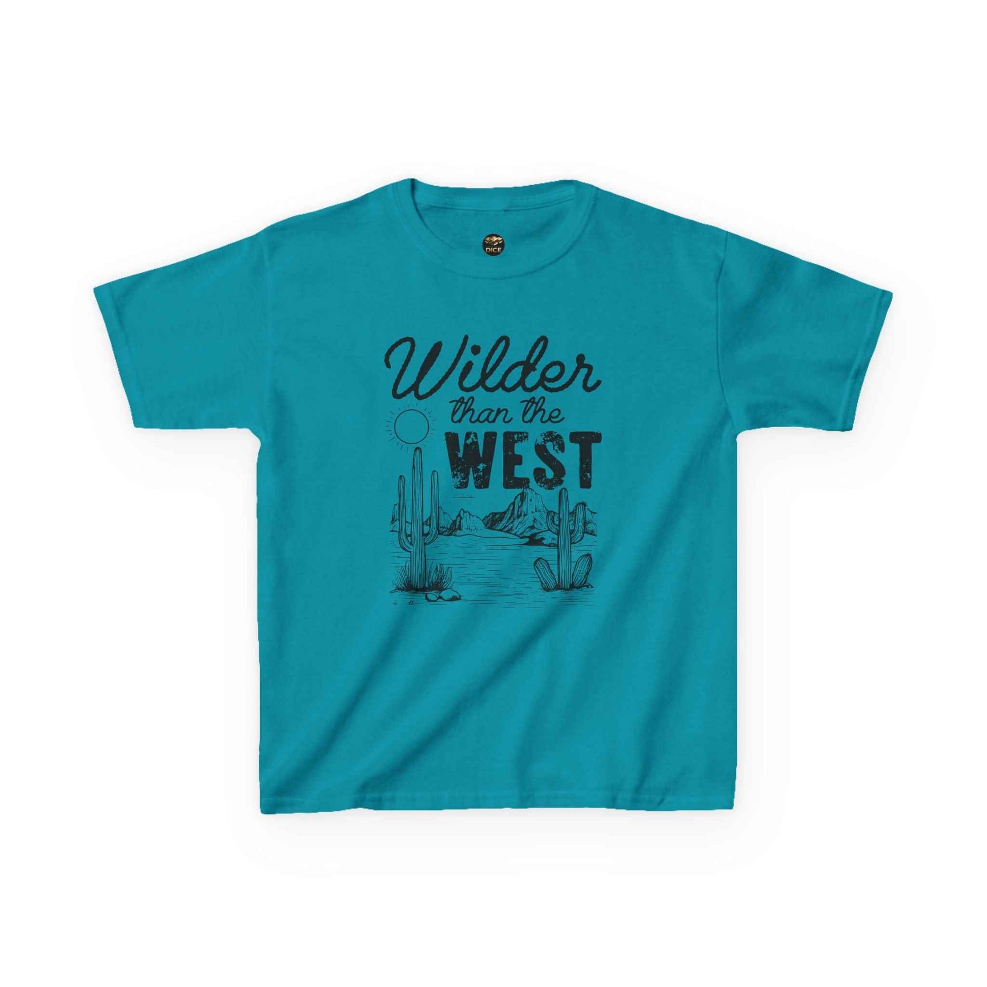 Adventurous Kids Cotton Tee - Wilder than the West