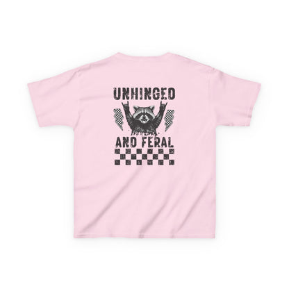 Unhinged & Feral Raccoon big Kids Tee