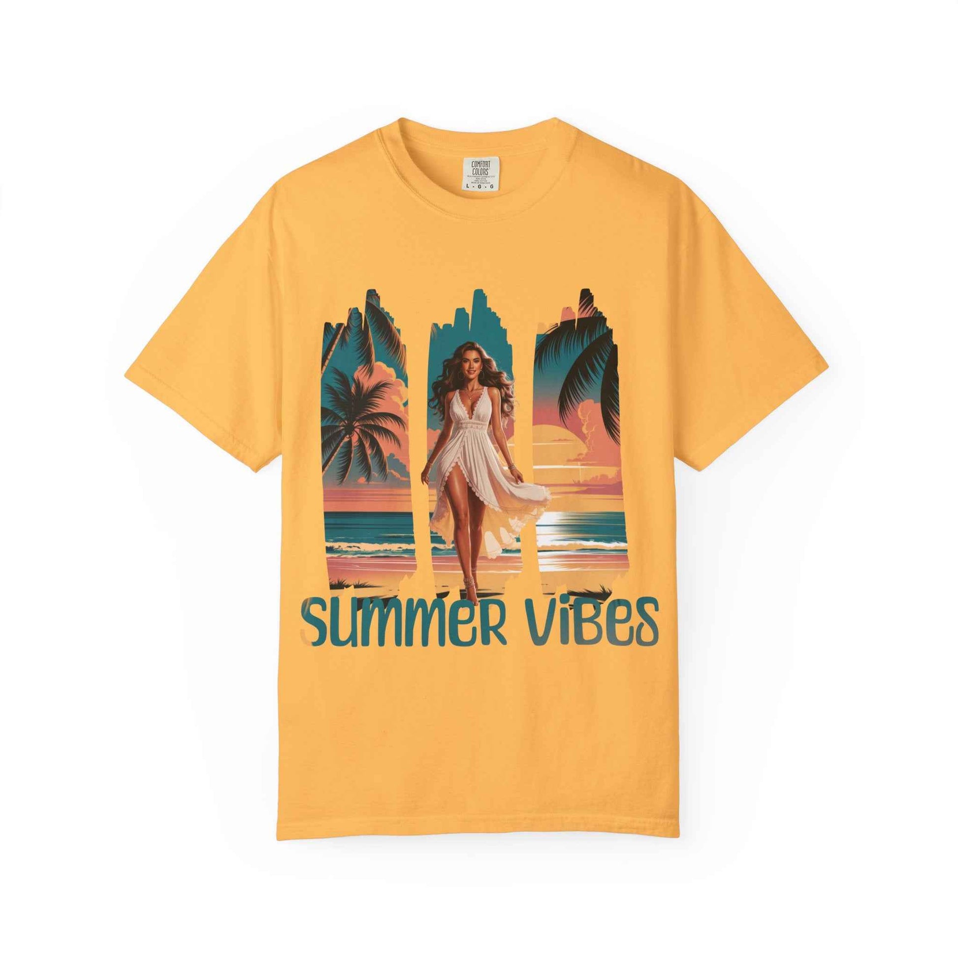 Summer Vibes Brush Stroke- Puerto Rico Beach Days & Vacation