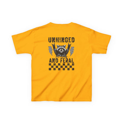 Unhinged & Feral Raccoon big Kids Tee