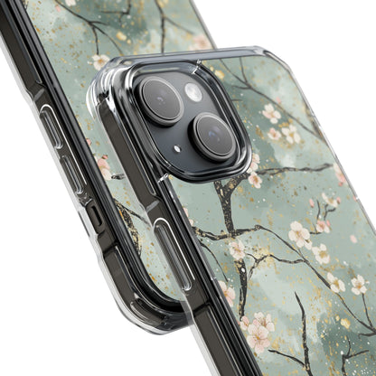 Floral Phone Case, Clear Impact Case, Nature Inspired Design