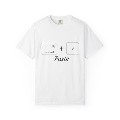 Command + V - paste T-Shirt (black border)