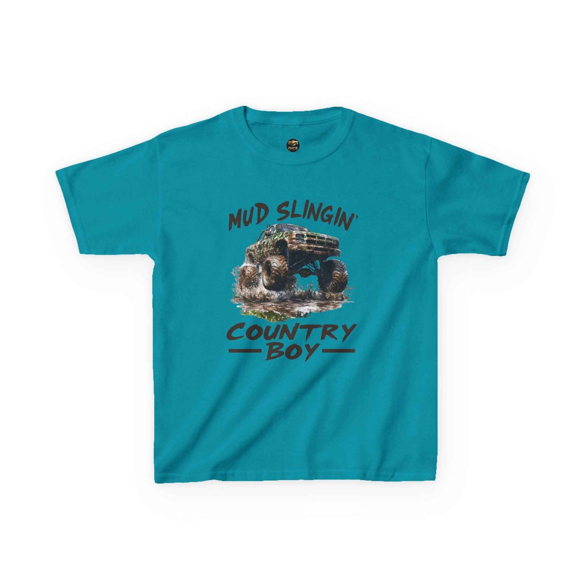 Mud Slingin' Country Boy Kids Tee