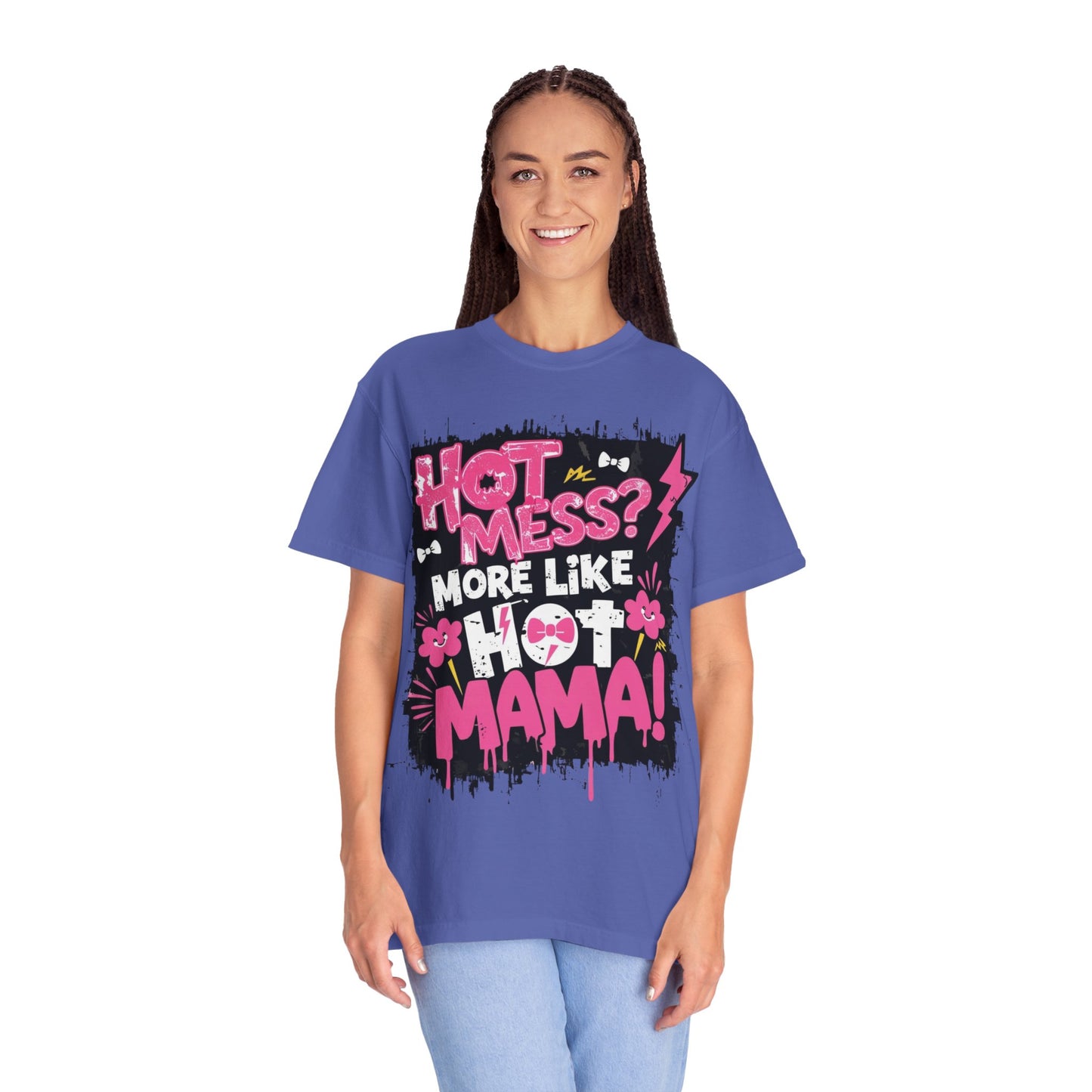Hot Mama Graphic Unisex T-Shirt - Fun Casual Wear for Moms