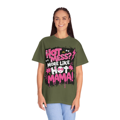 Hot Mama Graphic Unisex T-Shirt - Fun Casual Wear for Moms