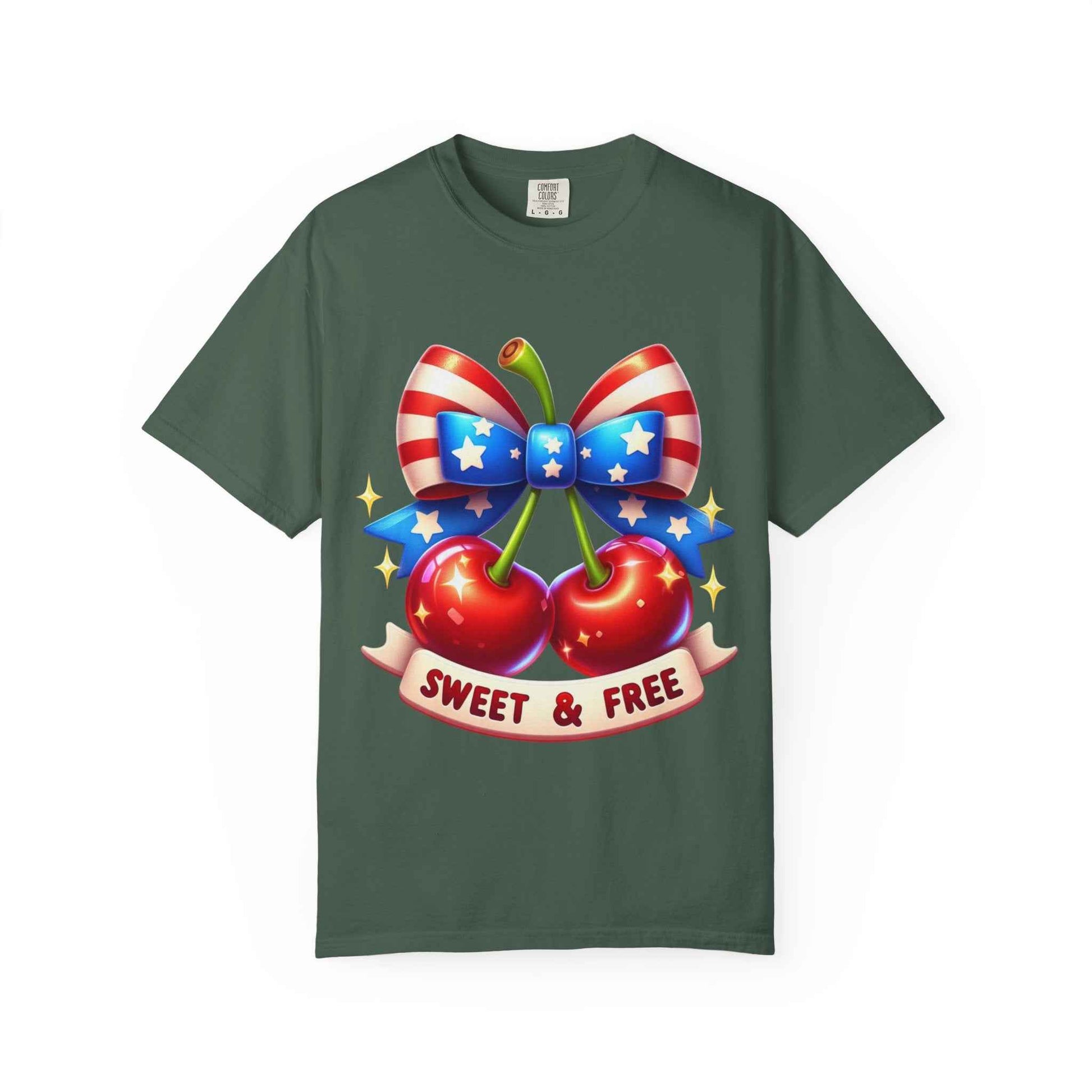 Sweet & Free Patriotic Cherry T-Shirt