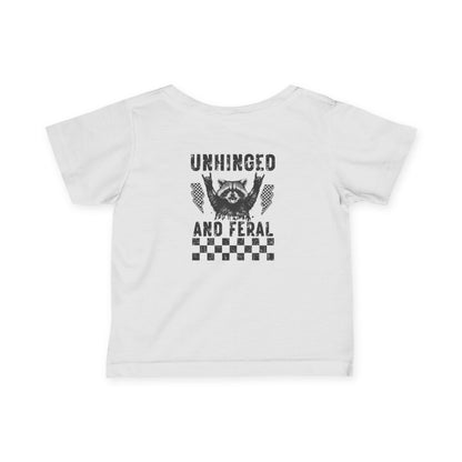Rocking Raccoon Toddler Tee - Unhinged & Feral T-Shirt