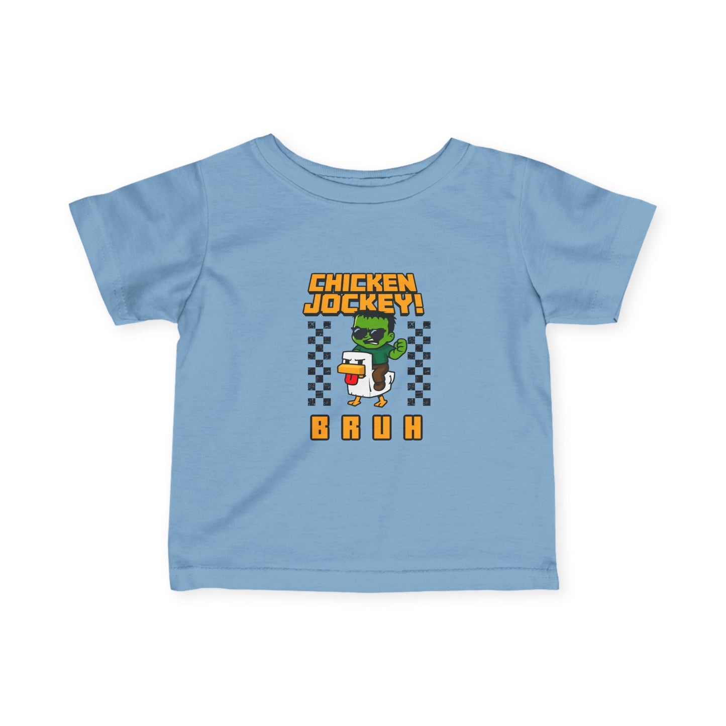 Funny Infant - Chicken Jockey Bruh T-Shirt