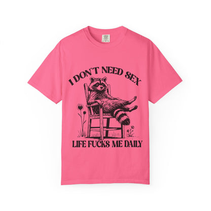 Funny Raccoon Graphic T-shirt