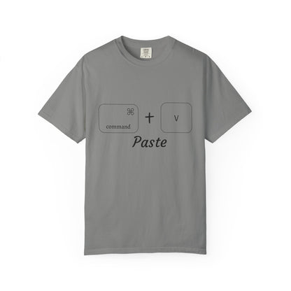 Command + V - paste T-Shirt (black border)