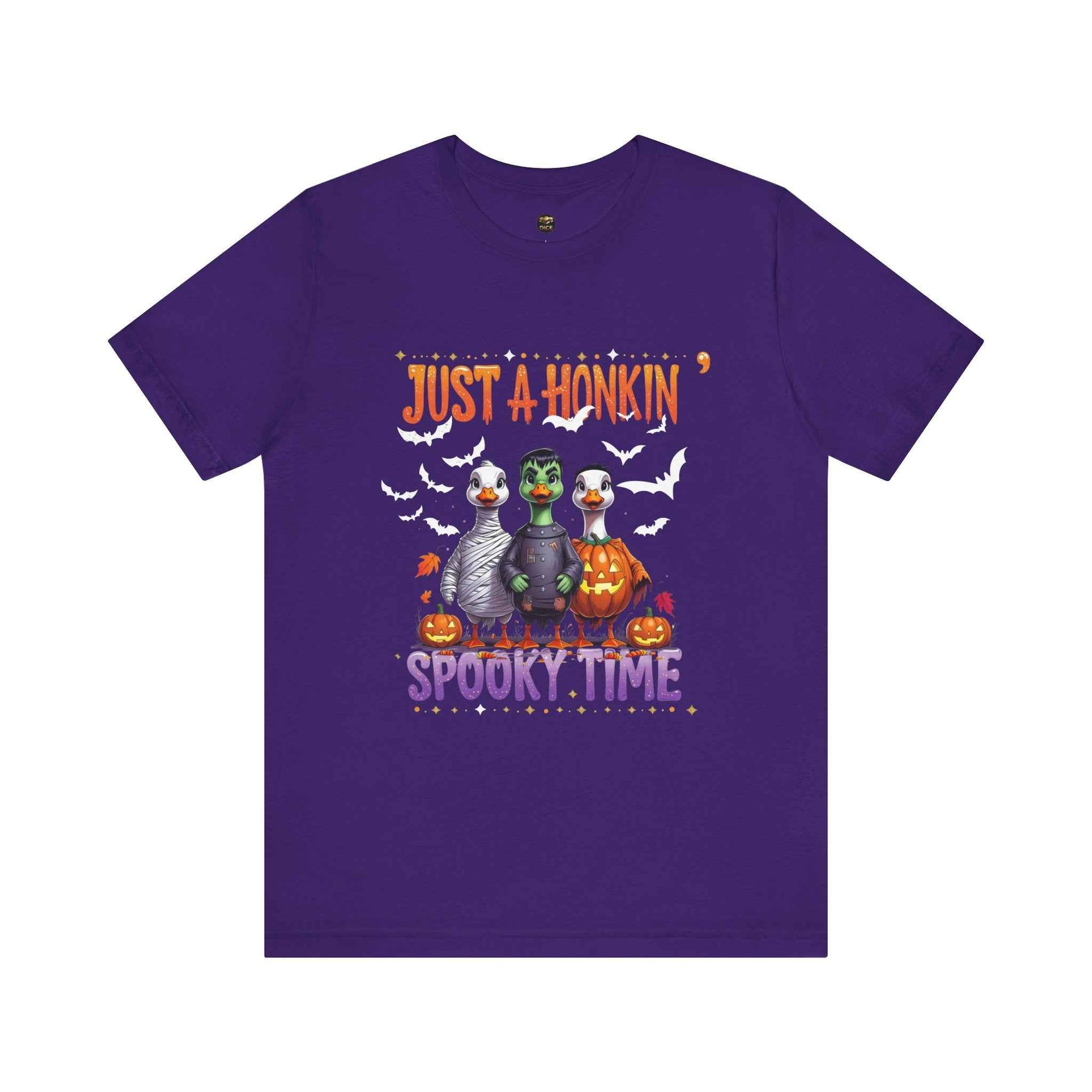 Spooky Tee - Just A Honkin Spooky Time (White Bats)