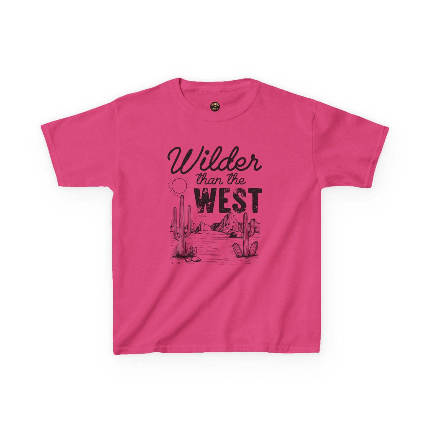 Adventurous Kids Cotton Tee - Wilder than the West