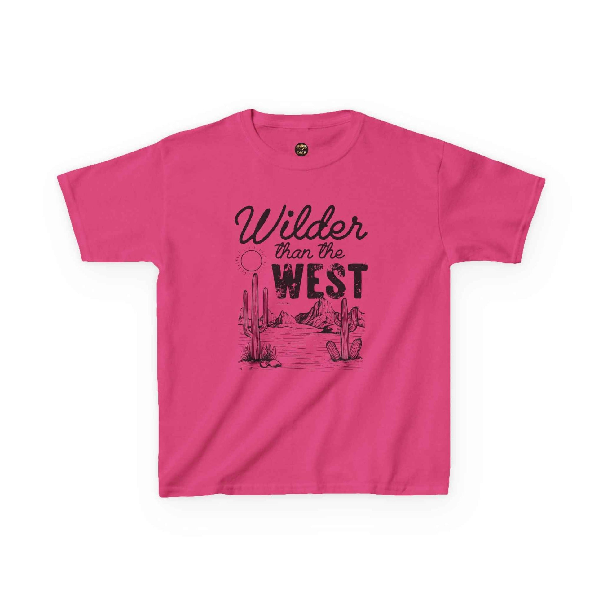 Adventurous Kids Cotton Tee - Wilder than the West