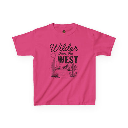 Adventurous Kids Cotton Tee - Wilder than the West