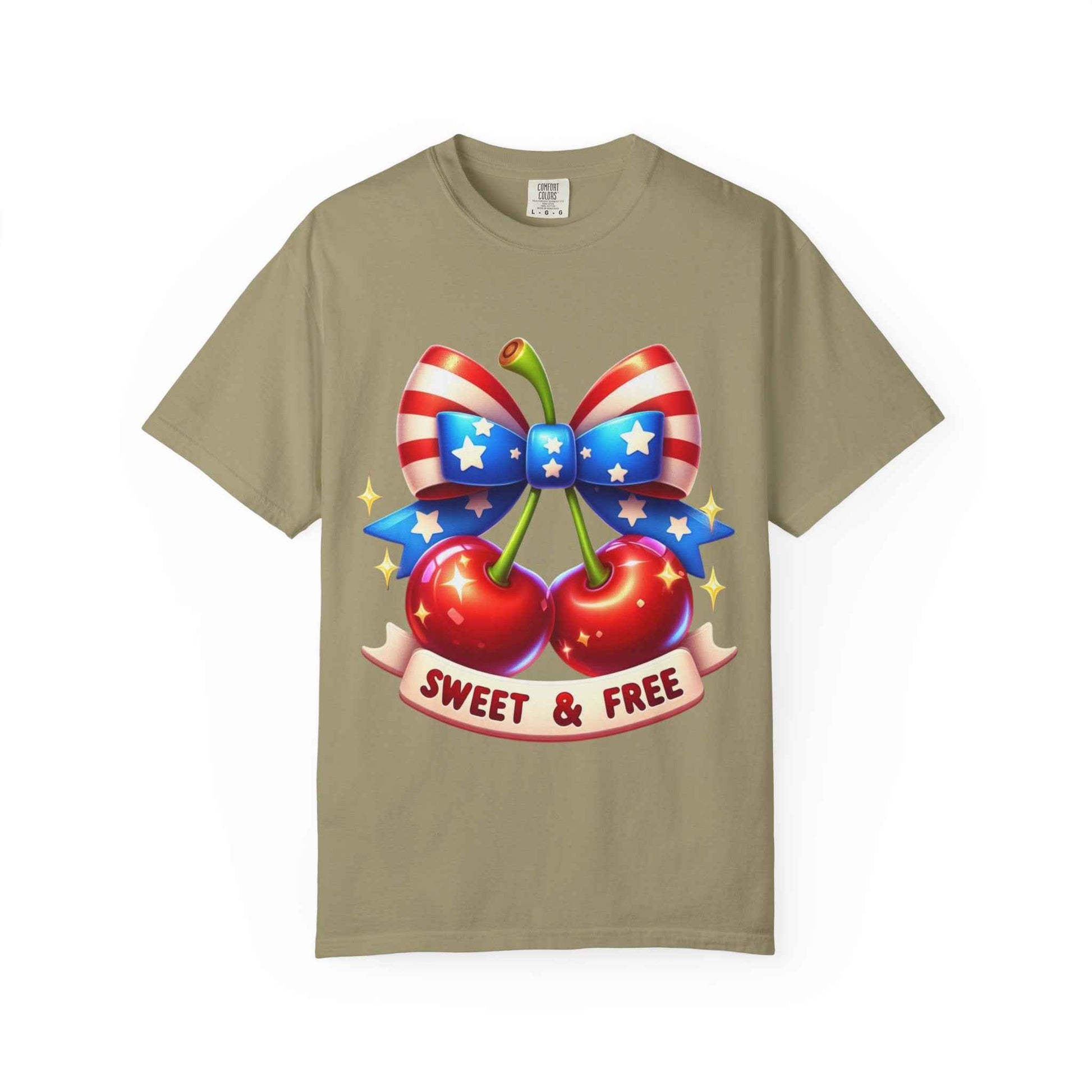 Sweet & Free Patriotic Cherry T-Shirt