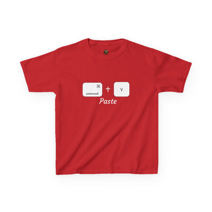 Kids Command + V - Paste (white)