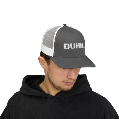 Trendy Snapback Cap with 'DUHH.' Design