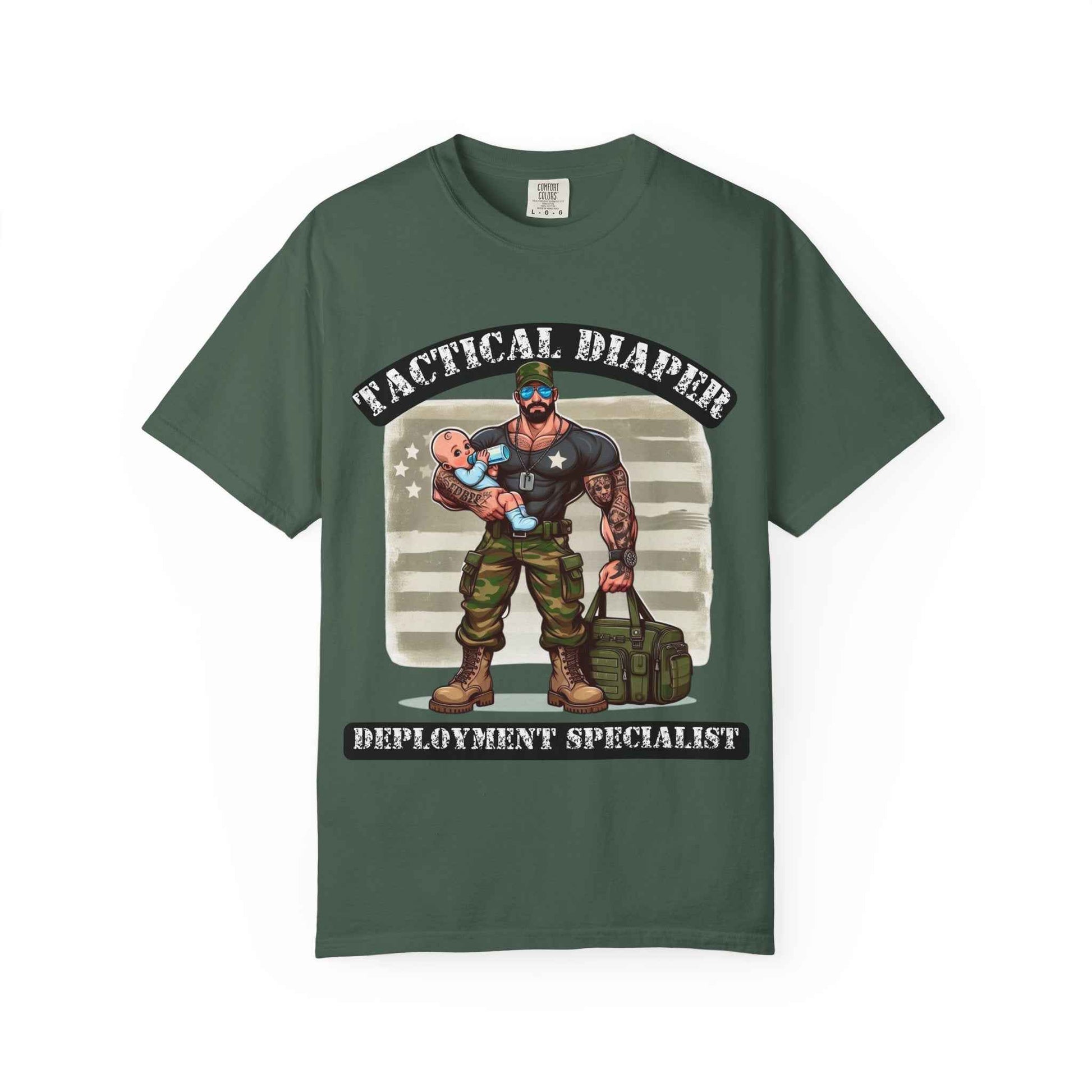 Tactical Dad T-Shirt - Black/White text