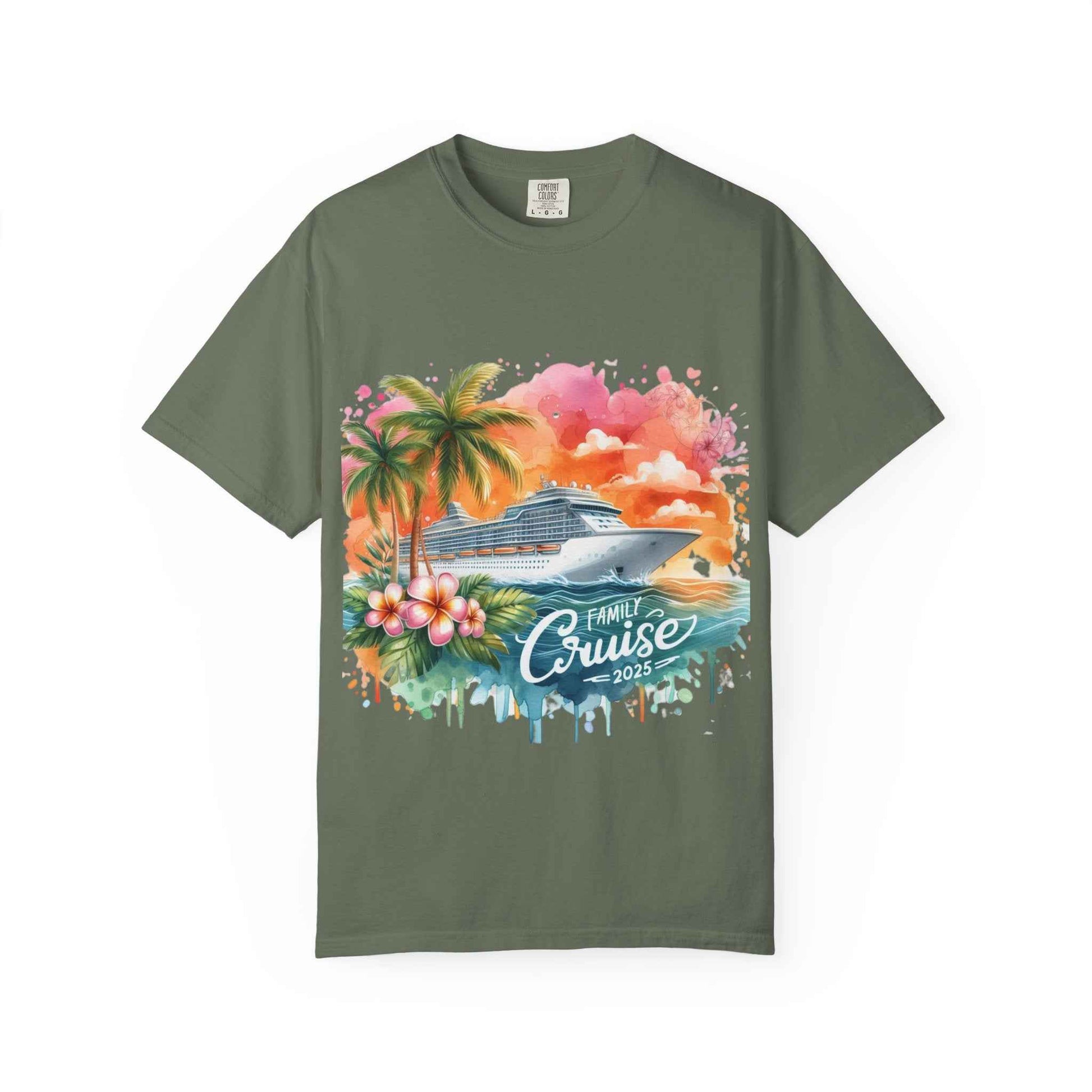 Family Cruise 2025 Watercolor T-Shirt